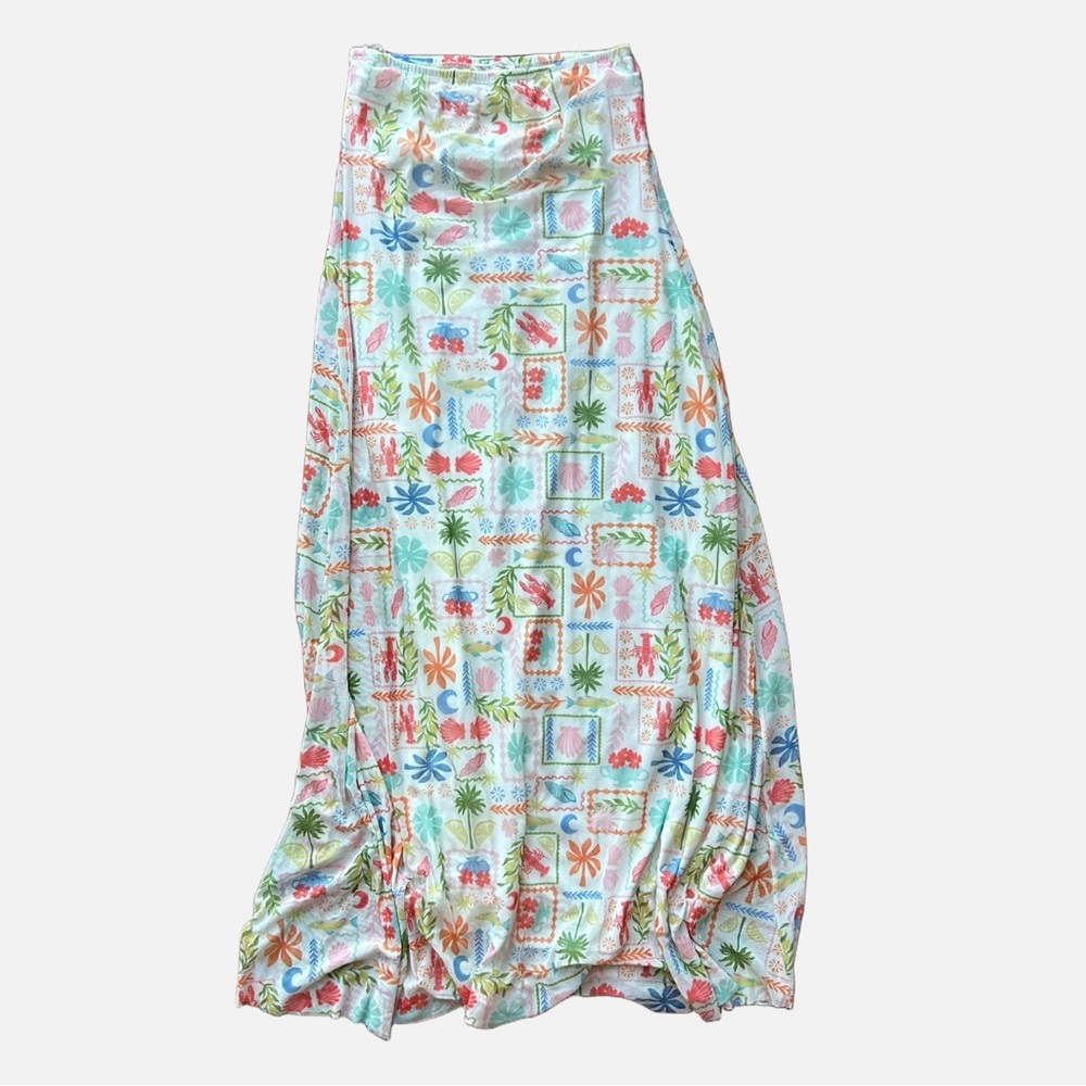 See You Monday Multicolor Strapless Dress